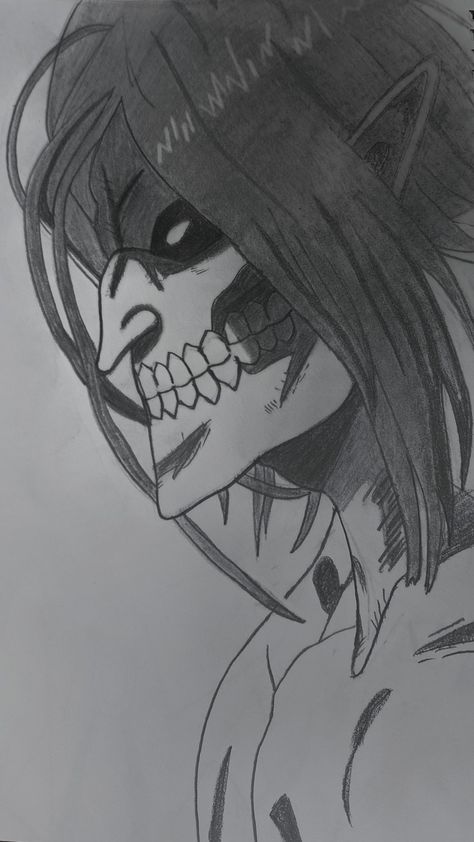 #erenyeager #attackontitan #anime #drawing #art #sketch #draw #aot #fanart #artist Eren Yeager Easy Drawing, Art Sketches Of People, Attack Titan Drawing, Artistic Sketches Pencil, Cool Anime Sketches, Attack On Titan Drawing Sketches, Attack On Titan Drawings, Eren Yeager Drawing, Anime Sketches Pencil