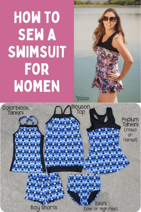 How to Sew a Swimsuit for Women | Sew Swimwear for Women Diy Bathing Suit, Diy Swimwear, Swimwear Sewing Patterns, Swimsuit Pattern Sewing, Sewing Swimwear, Bathing Suit For Women, Diy Swimsuit, Bathing Suit Patterns, Swimwear Pattern