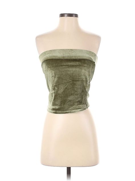 Finesse Tube Top Size: Small Green Tops - used. 92% POLYESTER, 8% SPANDEX, Strapless, | Finesse Tube Top Green Strapless Tops - Used - Size Small Strapless Tops, Green Tops, Tube Top, Halloween Ideas, Spandex, Size Small, Halloween, Green