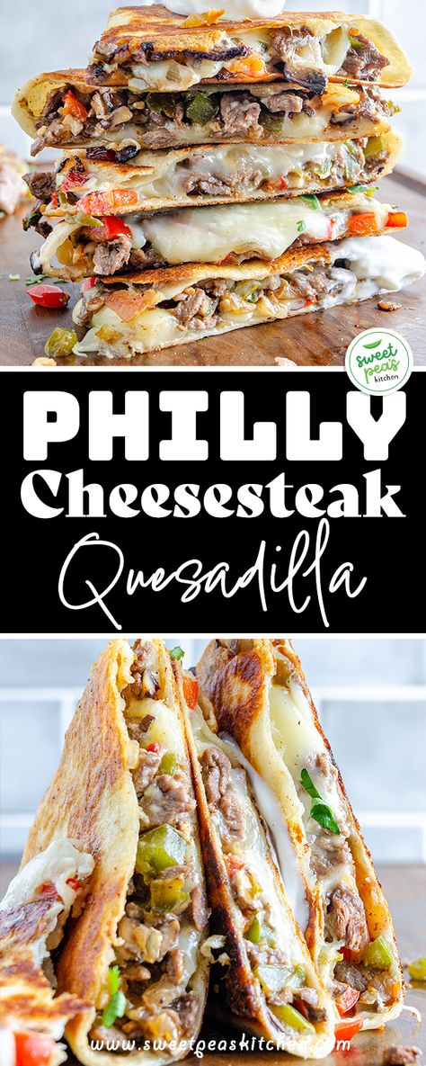 Philly Cheesesteak Quesadilla Recipes, Philly Steak Quesadilla, Steakumm Quesadilla, Philly Cheese Quesadilla, Philly Cheese Steak Quesadillas, Cheesesteak Quesadilla Recipes, Philly Cheese Steak Quesadilla Recipe, Philly Cheese Steak Ideas, Philly Quesadilla