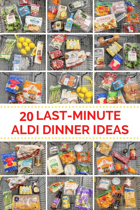 ALDI Dinner Ideas Dinner Ideas Spring, Aldi Dinner Ideas, Weekly Dinner Menu, Aldi Meal Plan, Aldi Recipes, Meal Planning Menus, Fast Dinner Recipes, Cheap Easy Meals, Family Meal Planning