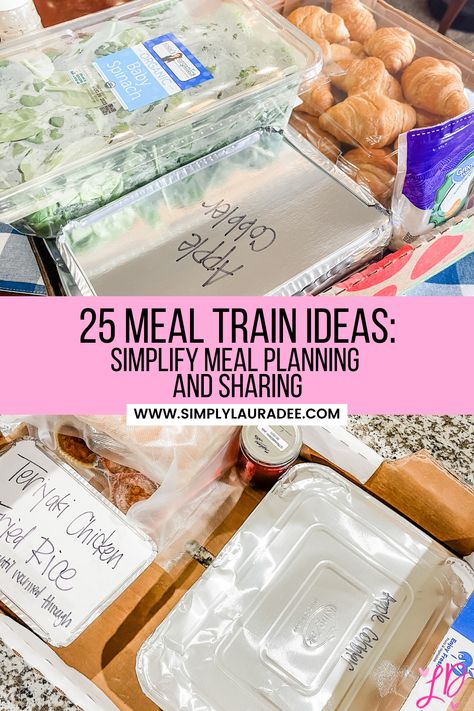 Mealtrain Meal Ideas, Best Foods For Meal Train, Meal Train Casseroles, How To Set Up A Meal Train, Frozen Meal Train Ideas, Taco Meal Train, Meals For Meal Train Families, Meal Ideas For Meal Train, Healthy Meal Train Meals