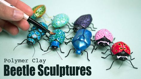 Skillshare is a learning community for creators. Anyone can take an online class, watch video lessons, create projects, and even teach a class themselves. Polymer Clay Insects, Polymer Clay Beetle, Polymer Clay Bugs, Textile Insects, Clay Beetle, Clay Insects, Clay Bugs, Contemporary Sculpture Art, Stephanie Kilgast