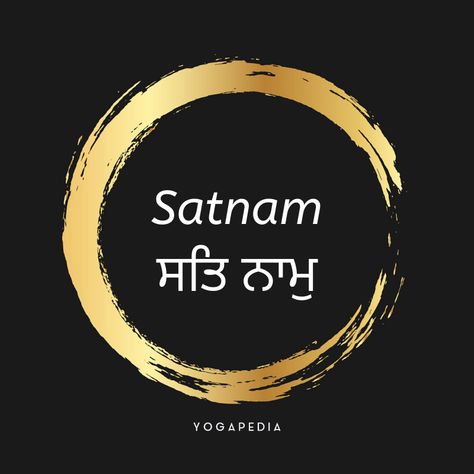 In Kundalini yoga, #satnam (sometimes written as two words, “sat nam”) is the most widely used mantras. Chanting it during yoga practice is thought to awaken the soul and create a deeper, internal connection with the meaning of satnam. Sat Nam Meaning, Kirtan Kriya, Kundalini Reiki, Sanskrit Names, Yogi Bhajan, Yoga Studio Design, Sanskrit Mantra, Buddhist Symbols, Types Of Meditation