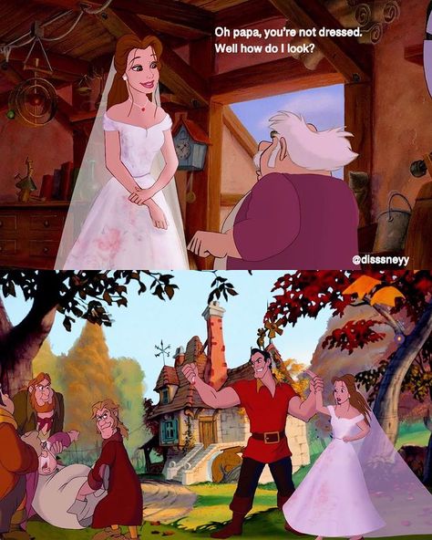 Gaston And Belle, Easy Anime Eyes, Love Animation, Belle And Adam, Best Halloween Movies, Disney Belle, Dark Disney, Princess Pictures, Belle Disney