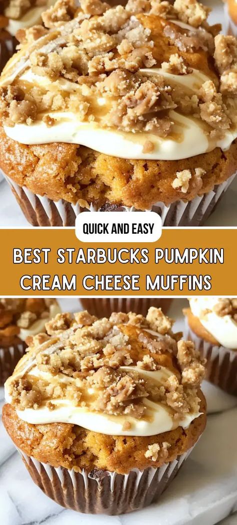 Best Starbucks Pumpkin Cream Cheese Muffins Starbucks Pumpkin Cream Cheese Muffins, Pumpkin Spice Cream, Cream Cheese Cupcakes, Pumpkin Cream Cheese Muffins, Sweet Potato Muffins, Pumpkin Cream Cheese, Cream Cheese Muffins, Starbucks Pumpkin, Pumpkin Cream Cheeses