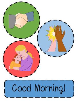 Welcome Cards Students give a handshake, high-five, or hug as they come in the room.. Welcome Cards, Esl Classroom, Train Up A Child, Welcome Card, Headband Tutorial, Good Manners, Beginning Of The School Year, Classroom Design, Kids Clipart