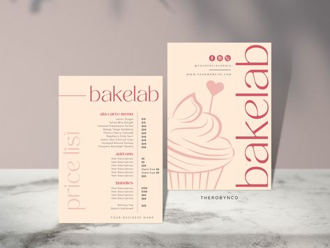 Introducing our exclusive Minimalist Modern Bakery Dessert Cupcake Price List Templates, now available! Elevate your business presentation effortlessly. Fully Editable on Canva: No design skills required! These templates are user-friendly and fully customizable on Canva, allowing you to effortlessly update prices, flavors, and descriptions to suit your evolving menu. Save time and ensure your pricing information is always up-to-date. Simply edit text, change fonts and add your logo & details!