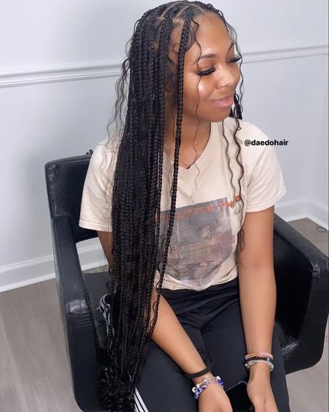 Boohoo Knotless Braids, Bohieman Knotless Box Braids, Bohemian Knotless Box Braids, Medium Bohemian Knotless Braids, Large Bohemian Knotless Braids, Bohemian Knotless Braids, Bohemian Knotless, Best Short Hairstyles, Boho Knotless