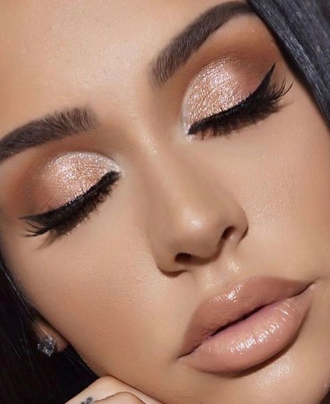 Makeup Names, Diamond Makeup, Pageant Makeup, Wedding Hairstyles And Makeup, Wedding Eye Makeup, Pencil Brush, Shimmery Eyeshadow, Prom Makeup Looks, Wedding Day Makeup