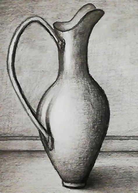 Pencil Shading Art, Still Life Drawing Ideas, Draw Still Life, Easy Still Life, Still Life Pencil, Still Life Pencil Shading, Easy Still Life Drawing, Easy Charcoal Drawings, Shading Art