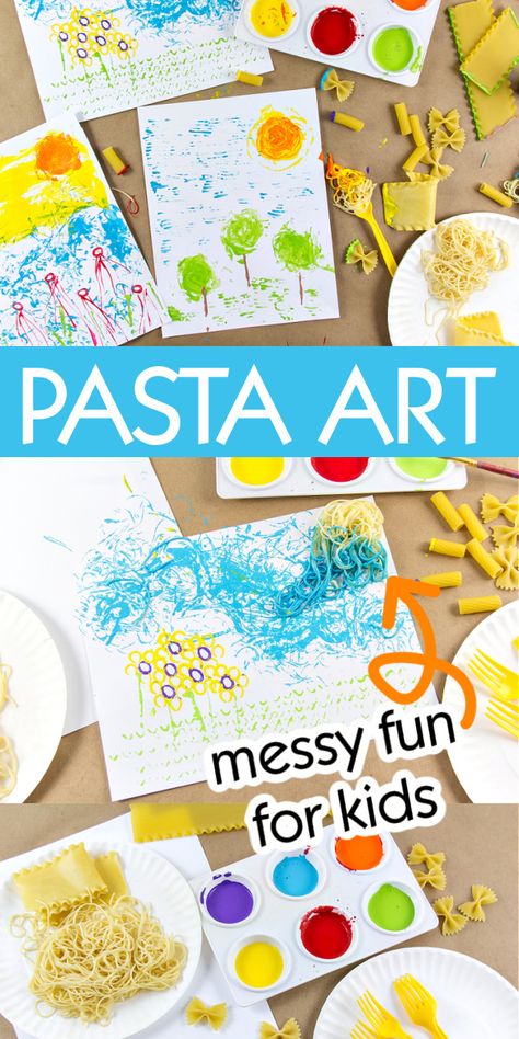 Pasta Preschool Activities, Pasta Crafts Preschool, Noodles Activities For Preschool, Pre K Cooking Activities Recipes, Activities About Food For Preschoolers, Food Prek Theme, Kitchen Theme Preschool Activities, Cooking Art Activities For Preschoolers, Food Activities Preschool Art