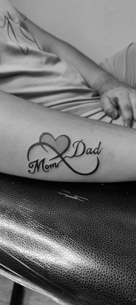 Mom and dad tattoo design by RAINBOW TATTOO Rajkot 9724282606 Dad And Mom Tattoo, Mom And Dad Tattoo For Men, Mum Tattoo For Men, Tattoos For My Mom, Tattoos For Mom And Dad, Mom And Dad Tattoo Ideas, Tattoo Mom Dad, Mom Dad Tattoo Design, Dad Tattoo Design