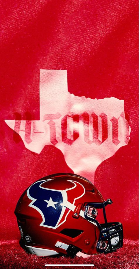 Houston Texans Battle Red Edition Houston Texans Logo, Houston Texans Football, Houston Skyline, Nfl Football Pictures, Nfl Football Art, Texans Football, Rams Football, Japanese Art Prints, Basketball Wallpaper