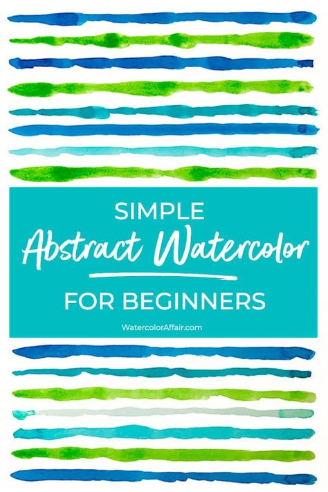 Watercolors For Beginners, Abstract Watercolor Tutorial, Watercolor Basics, Watercolor For Beginners, Abstract Watercolors, Watercolor Painting For Beginners, Painting Simple, Learn Watercolor Painting, Abstract Art Paintings