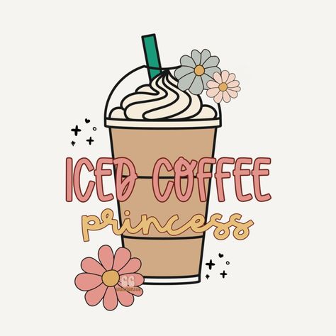 Princess Png, Coffee Icon, Design Humor, Coffee Png, Wood Keychain, Classy Tattoos, Diy Tote Bag, Mugs Stickers, Starbucks Drinks