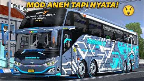 Bus Mod, High Deck, Bus Simulator Indonesia Livery Kerala, Mobil Mustang, Bus Skin Design, Driving Simulator, Bus Games, Bus Simulator, Luxury Bus