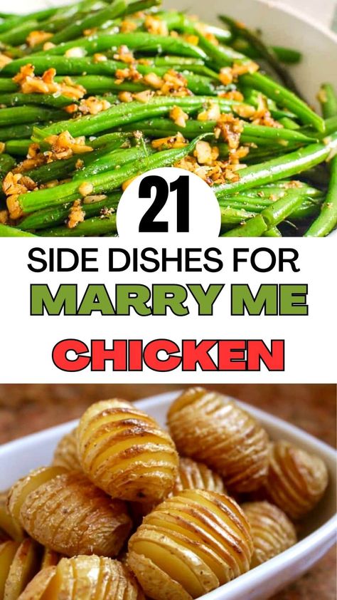 Easy Sides With Chicken, Easy Side Dishes With Chicken, What To Serve With Marry Me Chicken, Sides For Marry Me Chicken, Marry Me Chicken Side Dish, Honey Garlic Chicken Side Dishes, Chicken Dinner Side Dishes, Sides For Stuffed Chicken, Sides For Lemon Pepper Chicken