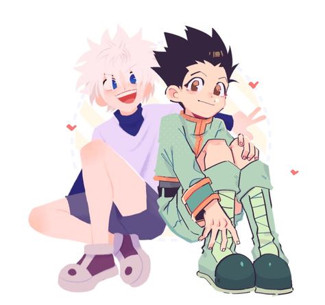 mari @ ten billion percent exhausted on Twitter: "killugon collab with @kqtsuu 🥺👉👈  #hxh… " Ten Ten, Hunter Hunter, Hunter Anime, Anime Ships, Izuku Midoriya, Hunter X Hunter, Anime Comics, Anime Fanart, Anime Memes