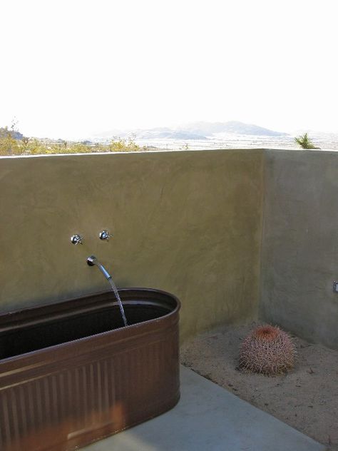 Joshua Tree Vacation Rental - VRBO 443926 - 1 BR Deserts Cabin in CA, 'Modernist Jewel' on National Park Border, Surrounded by Boulders Cowboy Tub, Modernist Architects, Unique Hotels, Joshua Tree National Park, Joshua Tree, Money Making, A Romantic, Ideal Home, House Rental