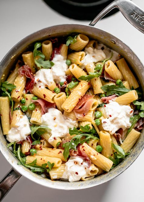 Grana Padano Cheese, Prosciutto Pasta, Summer Pasta Recipes, Rigatoni Recipes, Spring Meals, College Food, Rigatoni Pasta, Grana Padano, Best Pasta Recipes