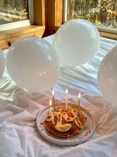 birthday, 24th birthday, 24, pancakes, pancake cake, birthday aesthetic, fall birthday, mamba year, mamba, fall, cabin trip, fall aesthetic, autumn, fall outfit, fall trip, postcard cabins, cabins, girls, getaway, trip inspo, reading, nature, woods, camping 24th Birthday Aesthetic, Cabin Birthday, Fall Cabin, Woods Camping, Birthday Pancakes, Birthday 24, Nature Woods, Pancake Cake, Cabin Trip