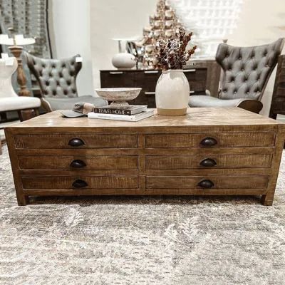 ROOM & BOARD | Shop Sales Events Antique Farmhouse Living Room Decor Ideas 2023, Room Decor Ideas 2023, Modern Farmhouse Coffee Table, Rustic Wooden Coffee Table, Rustic End Tables, Table Decoration Ideas, Storage Coffee Table, Farmhouse Side Table, Vintage Coastal