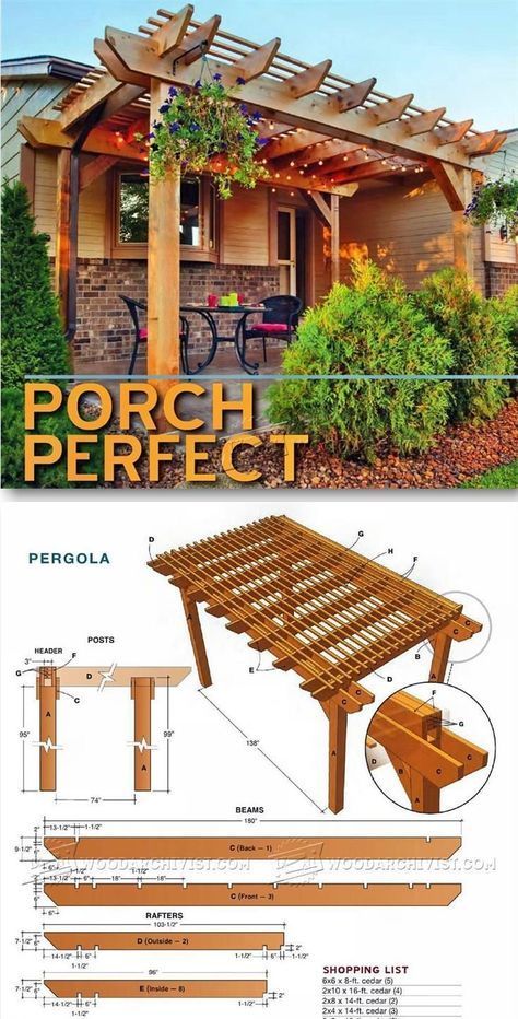 Pergola Design Ideas, Building A Pergola, Metal Pergola, Pergola Design, Desain Lanskap, Wooden Pergola, Backyard Pergola, Have Inspiration, Pergola Kits