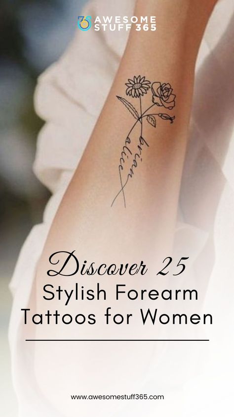 Seeking inspiration for your next piece of body art? Explore 25 breathtaking forearm tattoo ideas for women, showcasing everything from intricate lacework to powerful symbols. Get ready to be inspired and find the perfect design that speaks to your soul.


#ForearmTattoosWomen
#StunningTattooIdeas
#WomenTattooInspiration
#ChicForearmInk
#FeminineTattoos
#MustSeeTattoos
#TattooArtForWomen
#ElegantInkDesigns
#UniqueTattoosForHer
#TattooTrendsWomen Beautiful Forearm Tattoo Women, Tatoos Forearm Woman, Arm Tattoos For Women’s, Forearm Tattoos For Women Unique, Inner Arm Sleeve Tattoo For Women, Ladies Arm Tattoo Ideas, Arm Tatoos Woman, Cool Arm Tattoos For Women, Women Wrist Tattoos Ideas