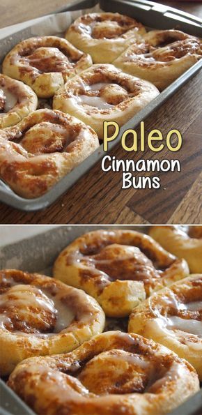 Paleo Cinnamon Rolls, Paleo Menu, Cinnamon Roll Recipe, Paleo Bread, Paleo Baking, Paleo Sweets, Paleo Diet Recipes, Paleo Treats, Paleo Snacks