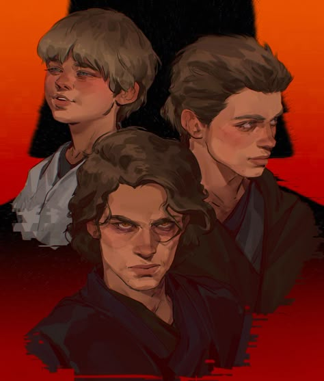 GE84kA5XYAApOvJ (2750×3229) Star Wars Fanart Anakin, Hayden Christensen Anakin Skywalker, Starwars Fanart, Anakin Vader, Star Wars Anakin, Cuadros Star Wars, Star Wars Drawings, Hayden Christensen, Star Wars Artwork