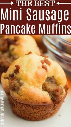 Sausage Pancake Muffins, Whole30 Recipes Breakfast, Pancake Sausage, Menu Sarapan Sehat, Pancake Bites, Pancake Muffins, Breakfast Bites, Best Breakfast Recipes, Breakfast Recipes Casserole