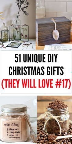 Unique Diy Christmas Gifts, Creative Diy Christmas Gifts, Unique Christmas Gifts Diy, Diy Gifts For Christmas, Diy Christmas Gifts For Family, Easy Diy Christmas Gifts, Christmas Gifts To Make, Diy Xmas Gifts, Cheap Christmas Gifts