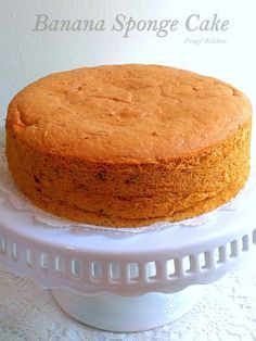 Cassava Cake Recipe Filipino, Banana Sponge Cake, Rich Banana Bread, Banana Cakes, Mini Fruit Tarts, Cassava Cake, Banana Split Cake, Split Cake, Cheesecake Bites Recipe