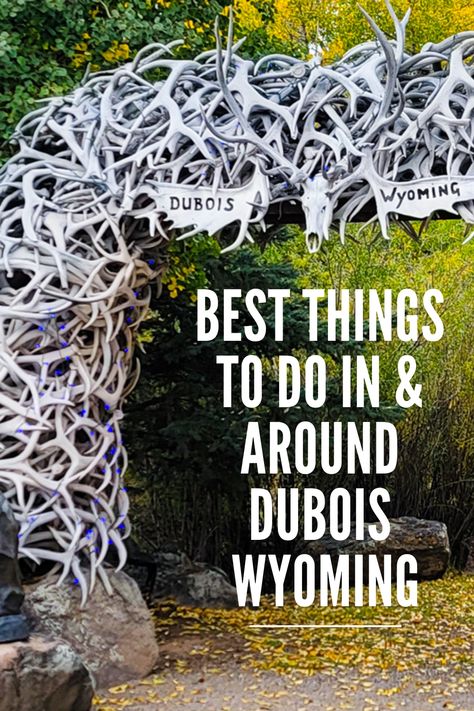 This guide shares the best things to do in Dubois Wyoming. Learn about the unique experiences awaiting you in this picturesque mountain town. Dubois Wyoming, South Dakota Travel, Car Trip, Guest Ranch, Continental Divide, Unique Experiences, Mountain Town, Scenic Drive, Road Trip Usa