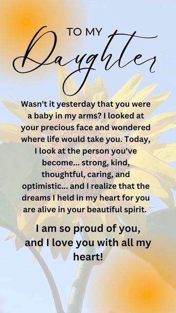 Mother Daughter Love Quotes, Inspirational Quotes For Daughters, Love You Daughter Quotes, Love My Daughter Quotes, Letter To Daughter, Prayers For My Daughter, Daughter Poems, Birthday Quotes For Daughter, Mothers Love Quotes