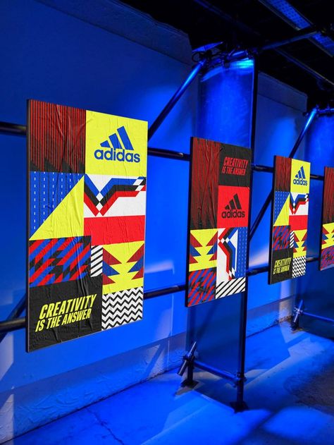 Adidas Logo Art, Adidas Poster, Sport Flyer, Tennis Poster, Sports Advertising, Adidas Store, Sport Branding, Adidas Design, 카드 디자인