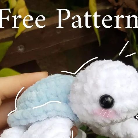 Free Crochet Pattern Turtle, Small Easy Crochet Projects Free, Crochet Sea Turtle Pattern Free, Free Turtle Crochet Pattern, Sea Turtle Crochet Pattern Free, Chunky Amigurumi, Sea Turtle Crochet Pattern, Chunky Wool Crochet, Crochet Turtle Pattern Free