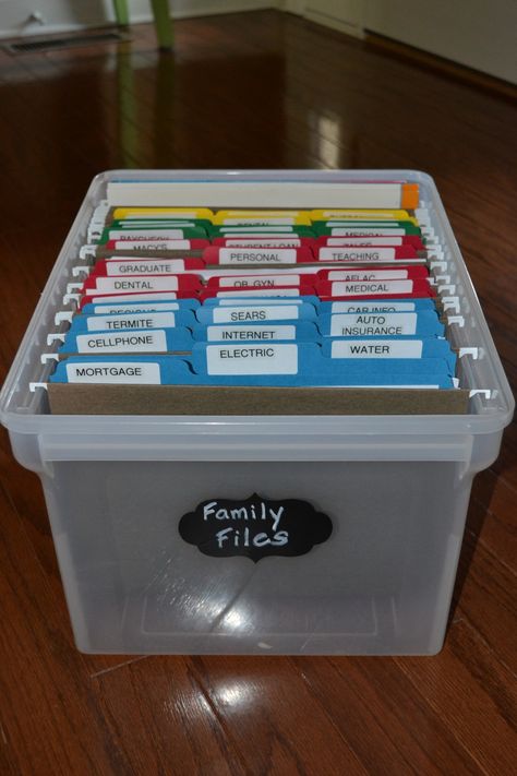 Married Life Organization, Home File Organization, Home Filing System, Filing Cabinet Organization, File Folder Organization, Office Organization At Work, Organizing Paperwork, Folder Organization, House Organisation