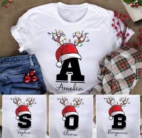 Christmas Shirts Zazzle, Xmas Tshirt Design, Family Christmas Shirts Vinyl, Christmas Tshirt Designs, Christmas Shirts Vinyl, Diy Christmas Shirts, Personalized Christmas Shirts, Matching Christmas Outfits, Printed Tshirts