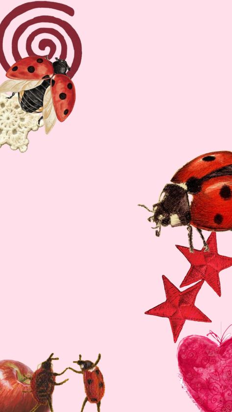 60s Wallpaper, Ladybug Wallpaper, Witchy Wallpaper, Iphone Wallpaper Photos, Iphone Background Wallpaper, I Wallpaper, Screen Wallpaper, Wallpaper Pc, Funky Art