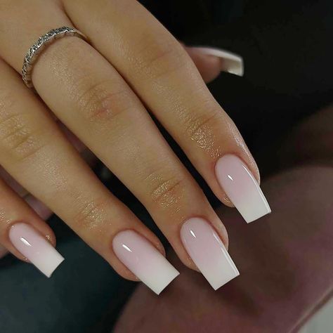 PRICES MAY VARY. 💕【Classic Long Fake Nails Ombre】Step into style with our press on french nails glue on designs featuring popular ombre pink.Elevate your look with the fashionable allure of gradient tones,keeping you on point with the latest trends. 💕【Appropriate Curvature Design】KQueenest ombre acrylic nails press on provide optimal coverage,ensuring a perfect fit that resists peeling.Enjoy a flawless and long-lasting french glue on nails long that enhances your nail elegance effortlessly. 💕 Pink French Manicure, Unghie Sfumate, Ballet Nails, Nagel Tips, Color Nails, Nail Length, Stick On Nails, Manicure Y Pedicure, Square Acrylic Nails