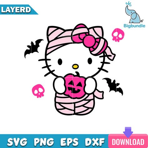 Hello Kitty Svg, Ribbon Flowers Bouquet, Halloween Kitty, Kawaii Kitty, Hello Kitty Images, Christmas Promotion, Cat Png, Hello Kitty Drawing, Custom Bouquet