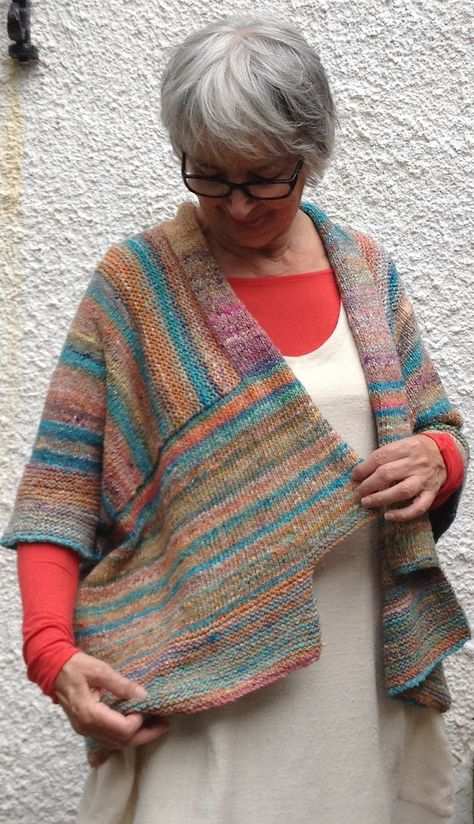 Hooded cardigan pattern