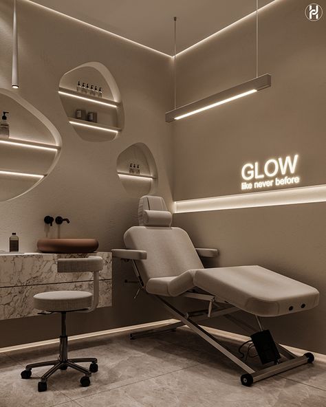 Esthetician Room Decor, Dental Office Design Interiors, Esthetics Room, Spa Room Decor, Spa Interior Design, Esthetician Room, Spa Rooms, Hospital Interior, Clinic Interior Design