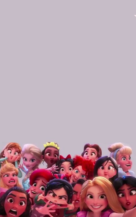 Vanellope and the Disney Princesses Funny Faces Lock Screen • Phone Wallpaper {Ralph Breaks the Internet, Wreck it Ralph 2} Ralph Demolka, Princesse Disney Swag, Taustakuva Iphone Disney, Lindo Disney, Humor Disney, Disney Mignon, Disney Princess Funny, Foto Disney, Image Princesse Disney