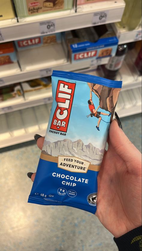 Clif Bar Aesthetic, Granola Bar Aesthetic, Cliff Bars, Clean Protein Bars, Gym Snacks, Granola Life, Inktober Prompts, Clif Bar, Grocery Store Items