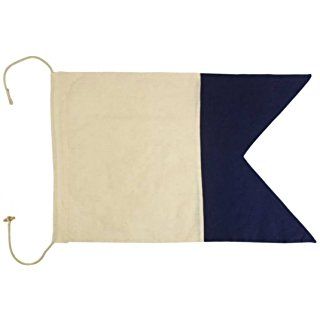 Hampton Nautical  Letter A Nautical Cloth Alphabet Flag, Decor, Home Decoration, Wall Art Tool, 20" Nautical Alphabet Letters, Nautical Letters, Nautical Flag Alphabet, Nautical Baby Room, Nautical Alphabet, Beach Flag, Nautical Signal Flags, Navy Flag, Signal Flags