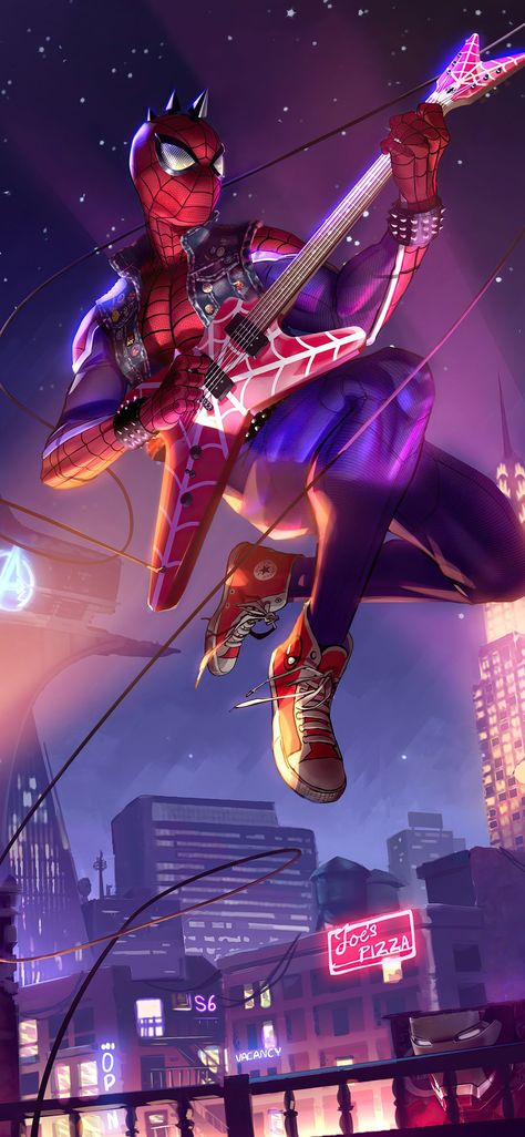 Punk Backgrounds, Spider Punk Wallpaper, Punk Background, Hobie Brown, Punk Wallpaper, Spider Punk, Miles Morales Spiderman, Anime Friendship, Final Fantasy Art