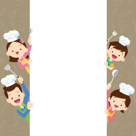 Cute family happy cooking with space fra... | Premium Vector #Freepik #vector #background #frame #poster #food Food Frame, Food Background Wallpapers, Family Template, Alphabet Letters Images, Poster Food, Writing Paper Printable Stationery, Certificate Design Template, Happy Cooking, Background Frame